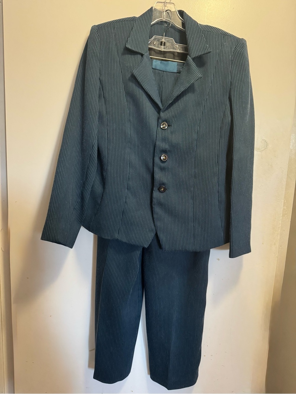 Elegant and classy pinstripe  women’s pantsuit. Pre-loved/ EUC - Custom Made